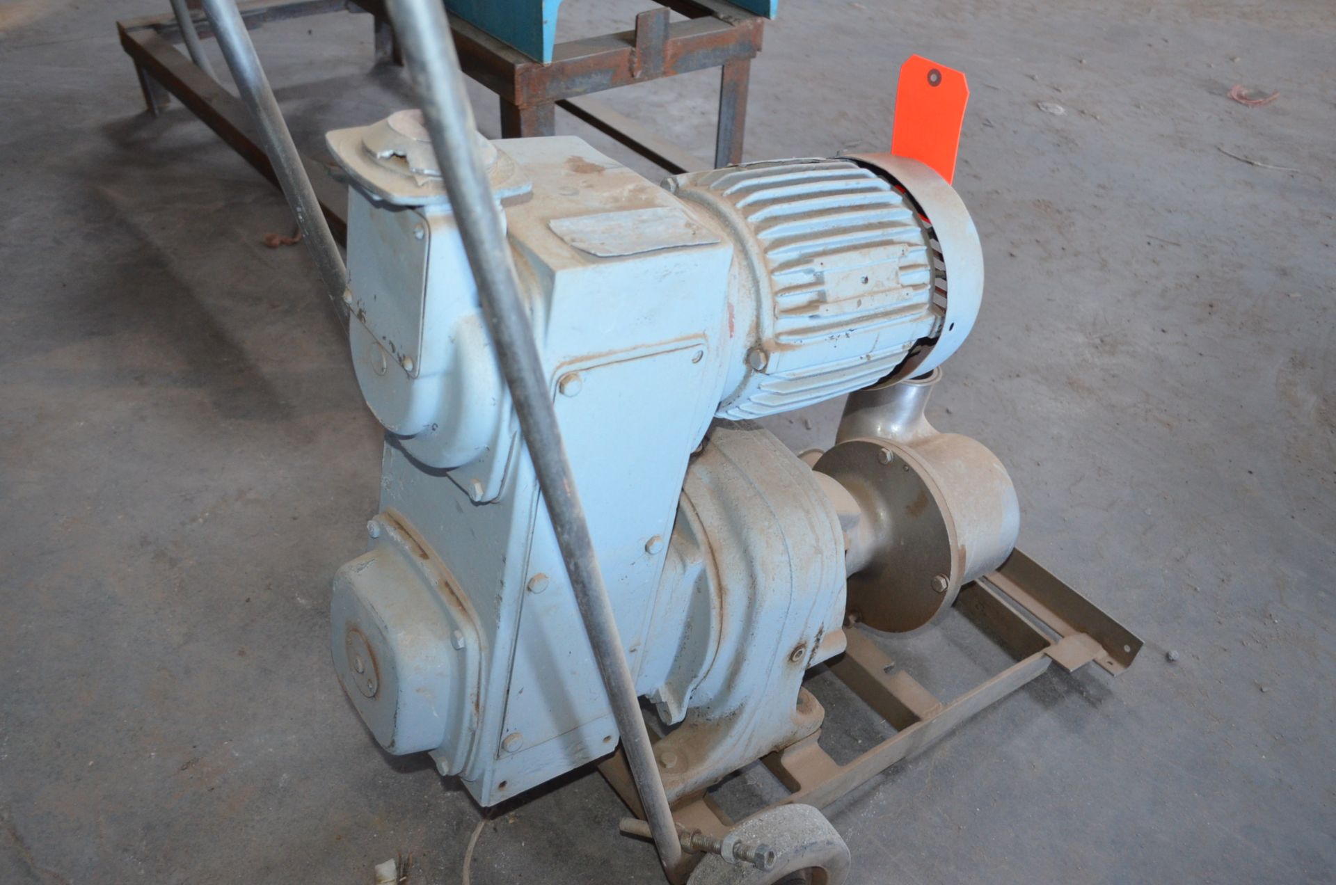 Portable S/S Centrifugal Pump with Sterling 1.5 HP Variable Speed Drive, 2.75 in Infeed and Outfeed - Image 3 of 6