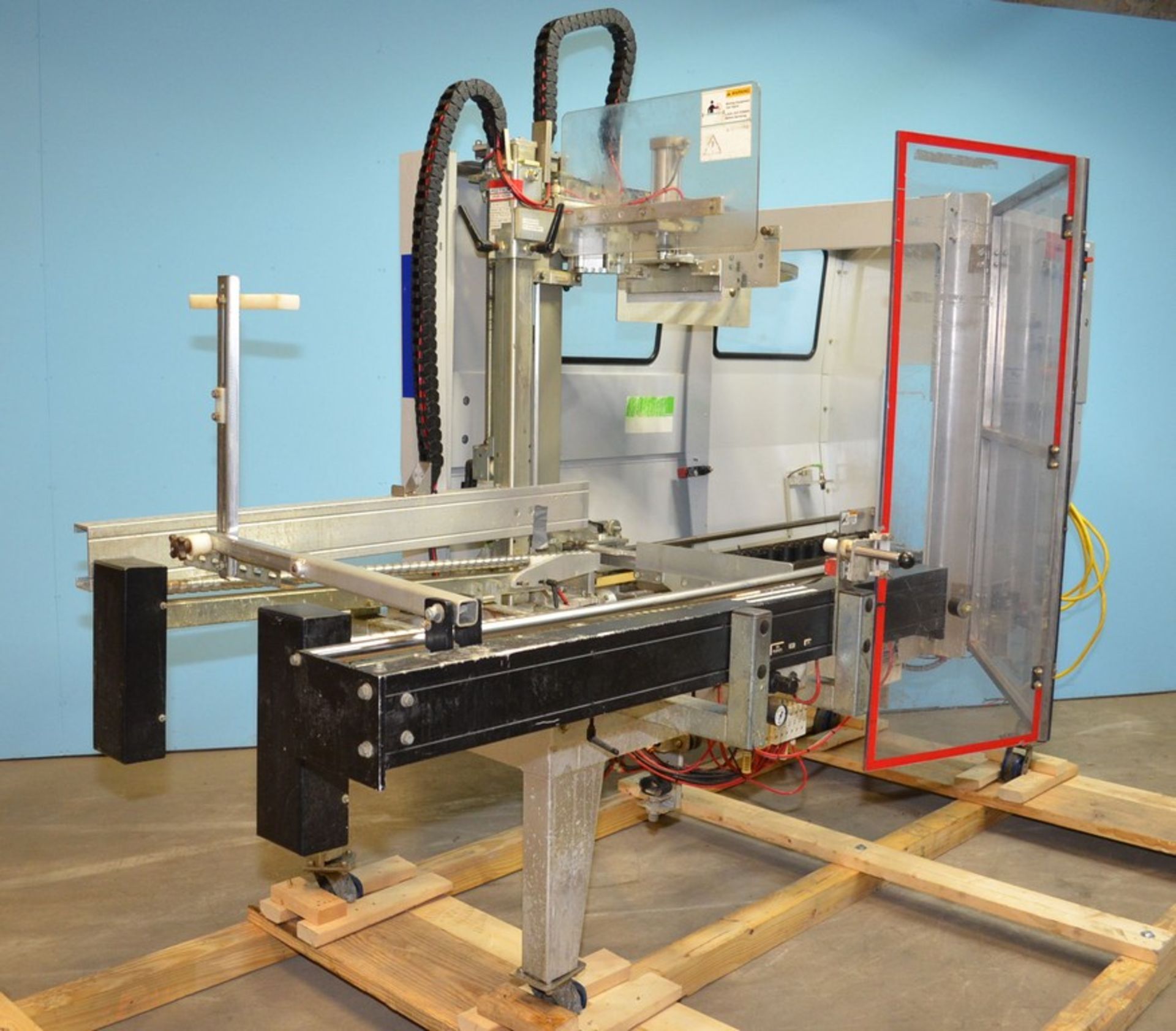 Wexxar Bel WF615T Automatic S/S Case Erector With Bottom Tape Sealer. Handles RSC and HSC Style