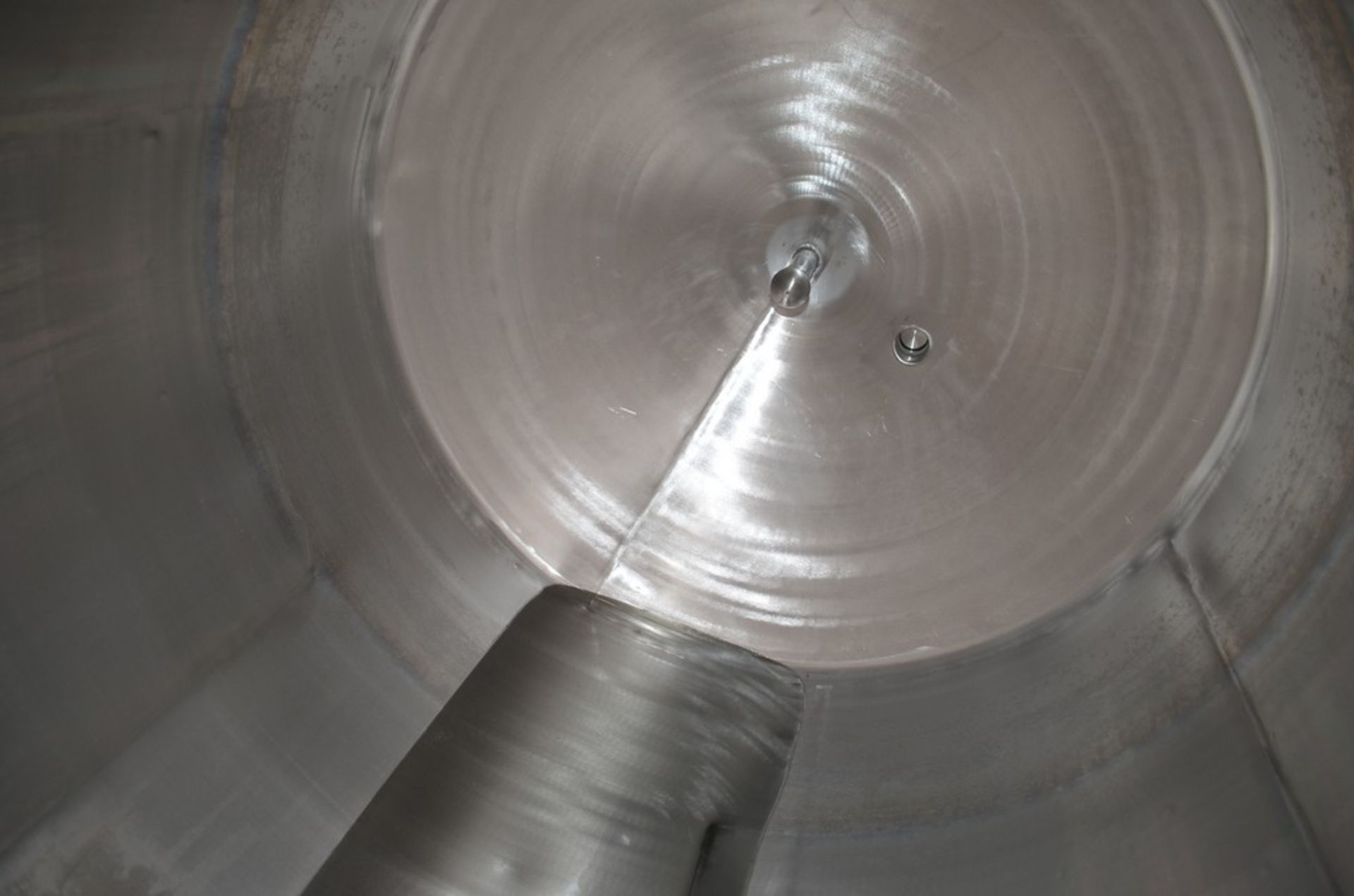 8.5 BBL (1,000 Liter/265 Gallons) Cote Manufacturing Vertical S/S Jacketed Brite Tank. Dome Top, - Image 5 of 11