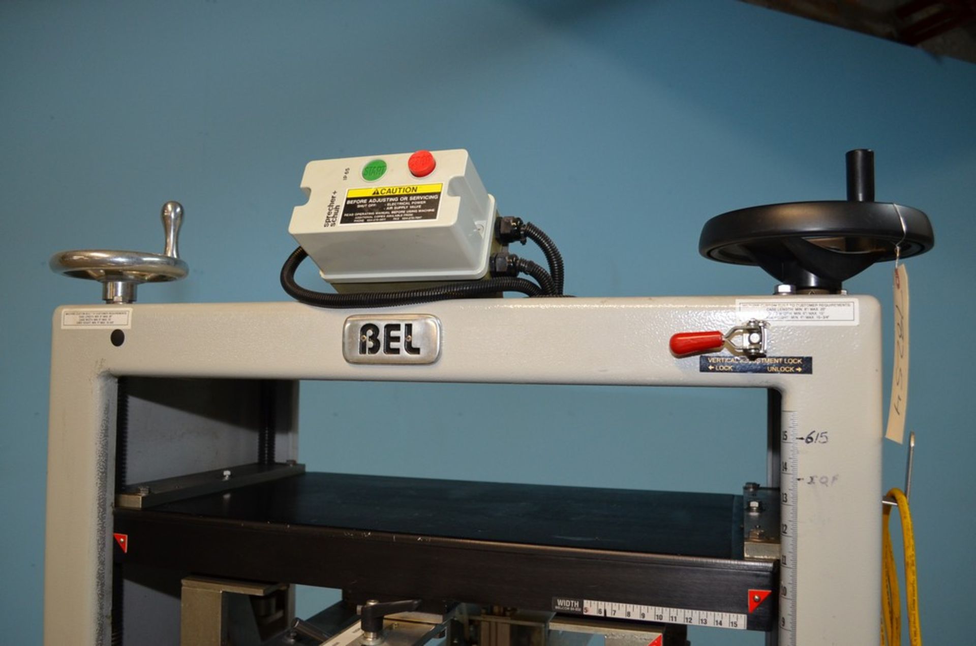 Wexxar Bel 250 Bottom Case Sealer. Maximum Capacity 25 Cases Per Minute. Dekka Model 22 2 in Wide - Image 8 of 9