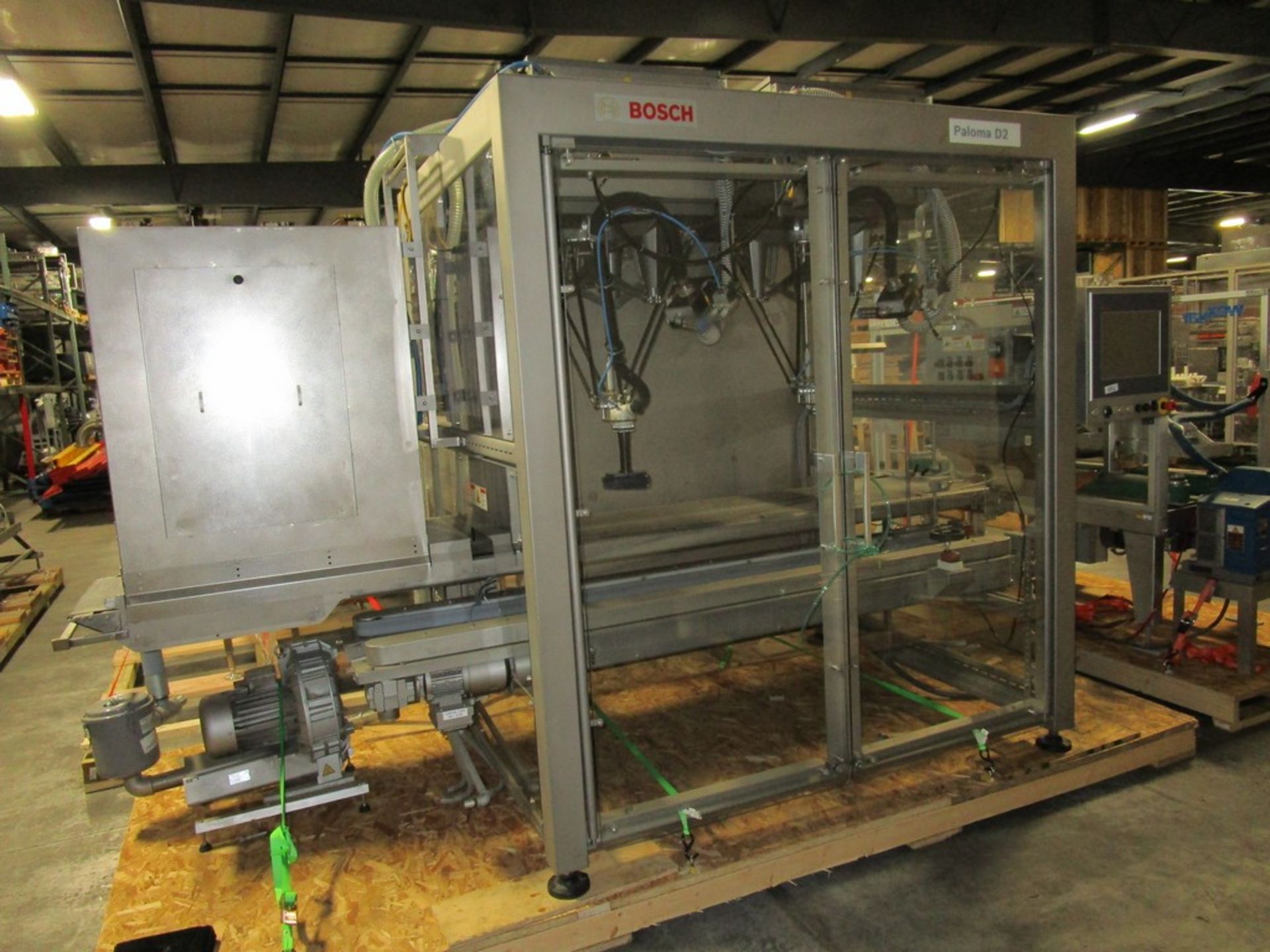 Bosch Packaging Machines PalomaD2 Double Robotic Arm Inline Parallel Pick and Place Packaging