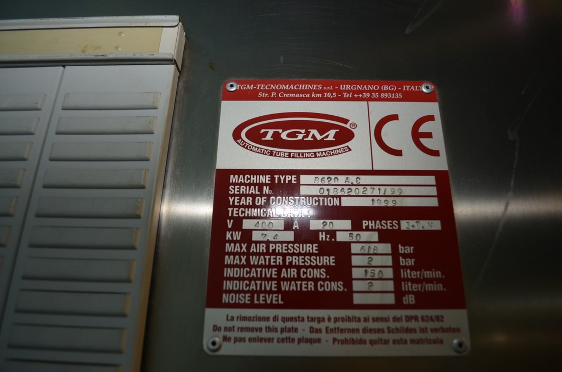 T G M Technomachine B620AC Rotary Tube Filler and Tube Sealer. 16 Station Rotary Table. Speeds up to - Image 30 of 30