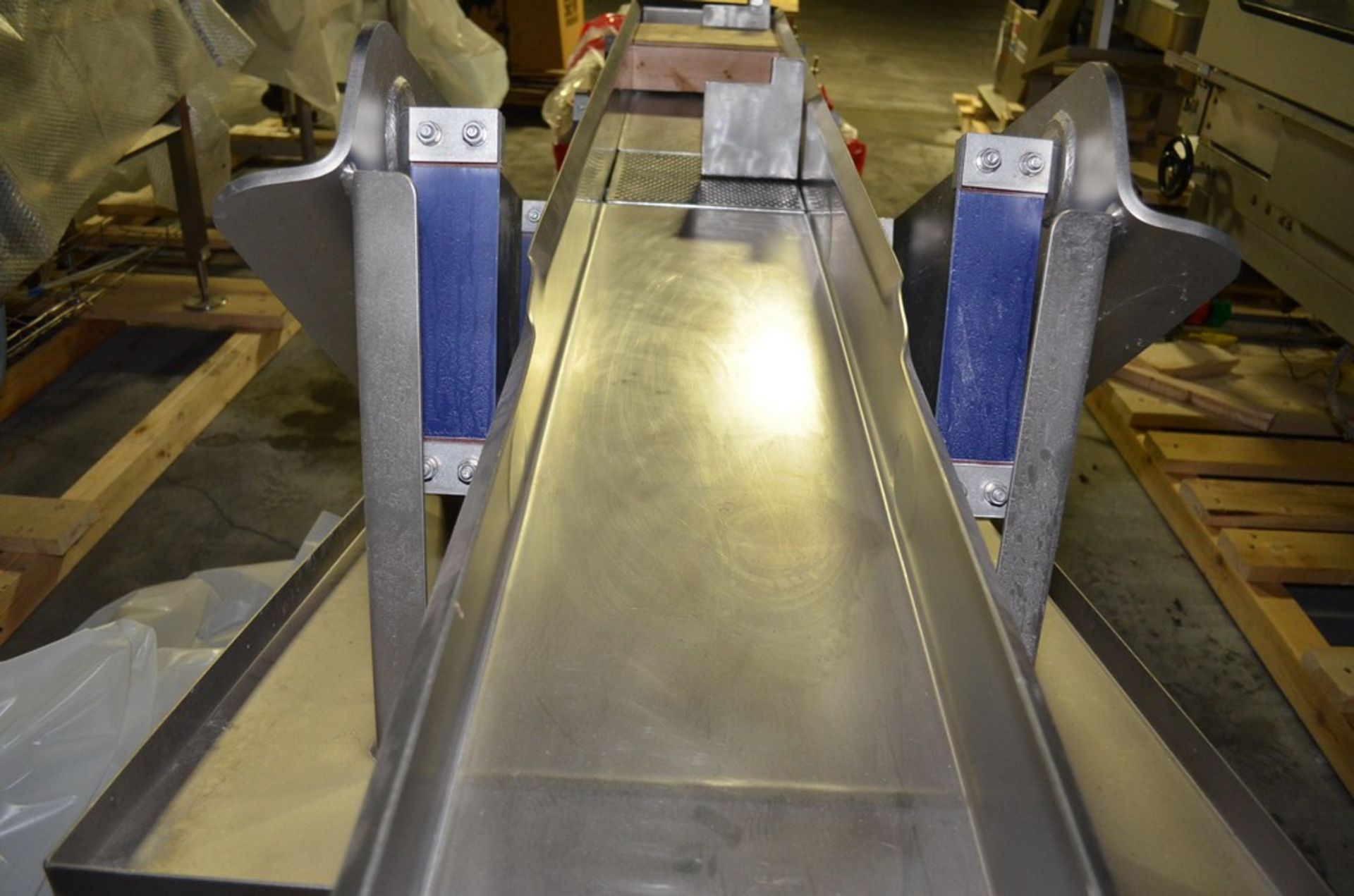 Key Technology Model S114322 Iso-Flow 12 in W x 102 in L S/S Vibratory Conveyor. 12 in W Mid-Pan - Image 4 of 13