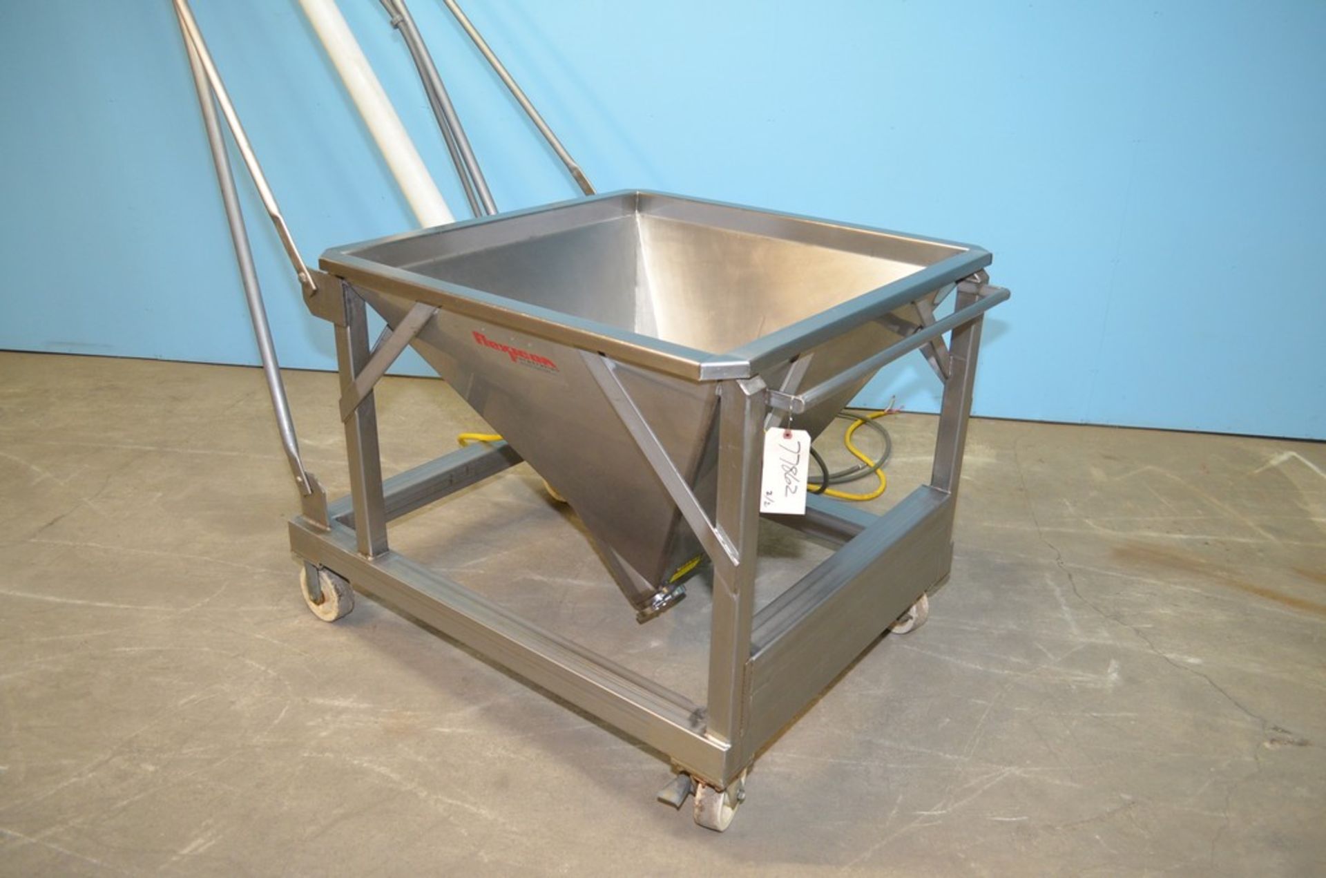 Flexicon 3 in Diameter S/S Flexible Screw Conveyor with S/S Hopper. Approx. 10 ft L Auger with - Image 2 of 11