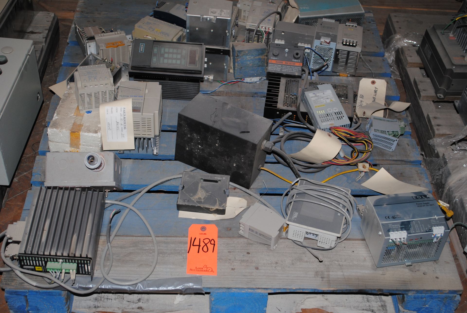Lot - Assorted PLC's and Power Supplies on (1) Pallet