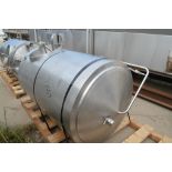 8.5 BBL (1,000 Liter/265 Gallons) Cote Manufacturing Vertical S/S Jacketed Brite Tank. Dome Top,