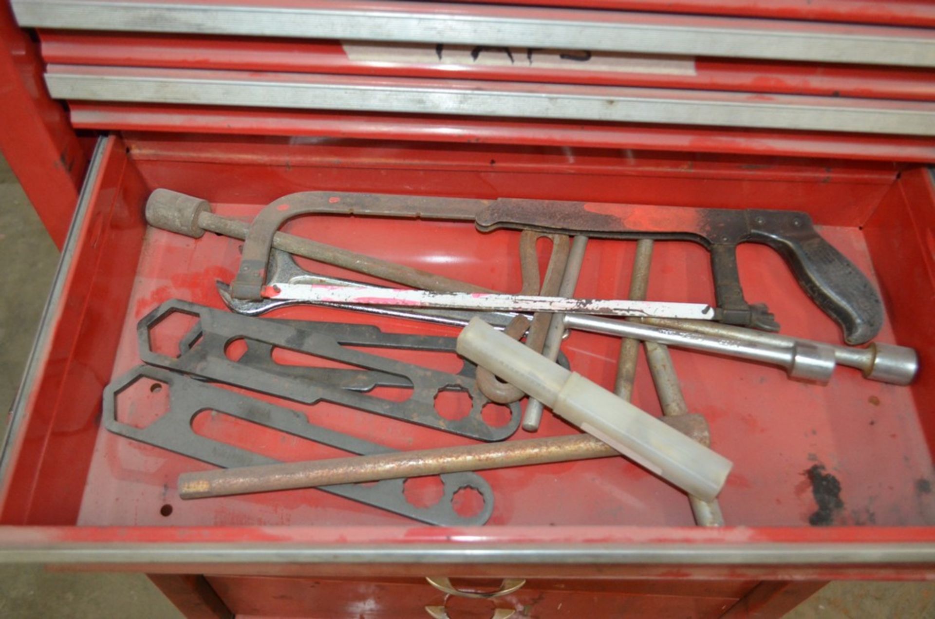 Lot - Portable Tool Cabinet and Tool Box with Assorted Drill Bits, Reamers, End Mills Etc. - Image 8 of 12