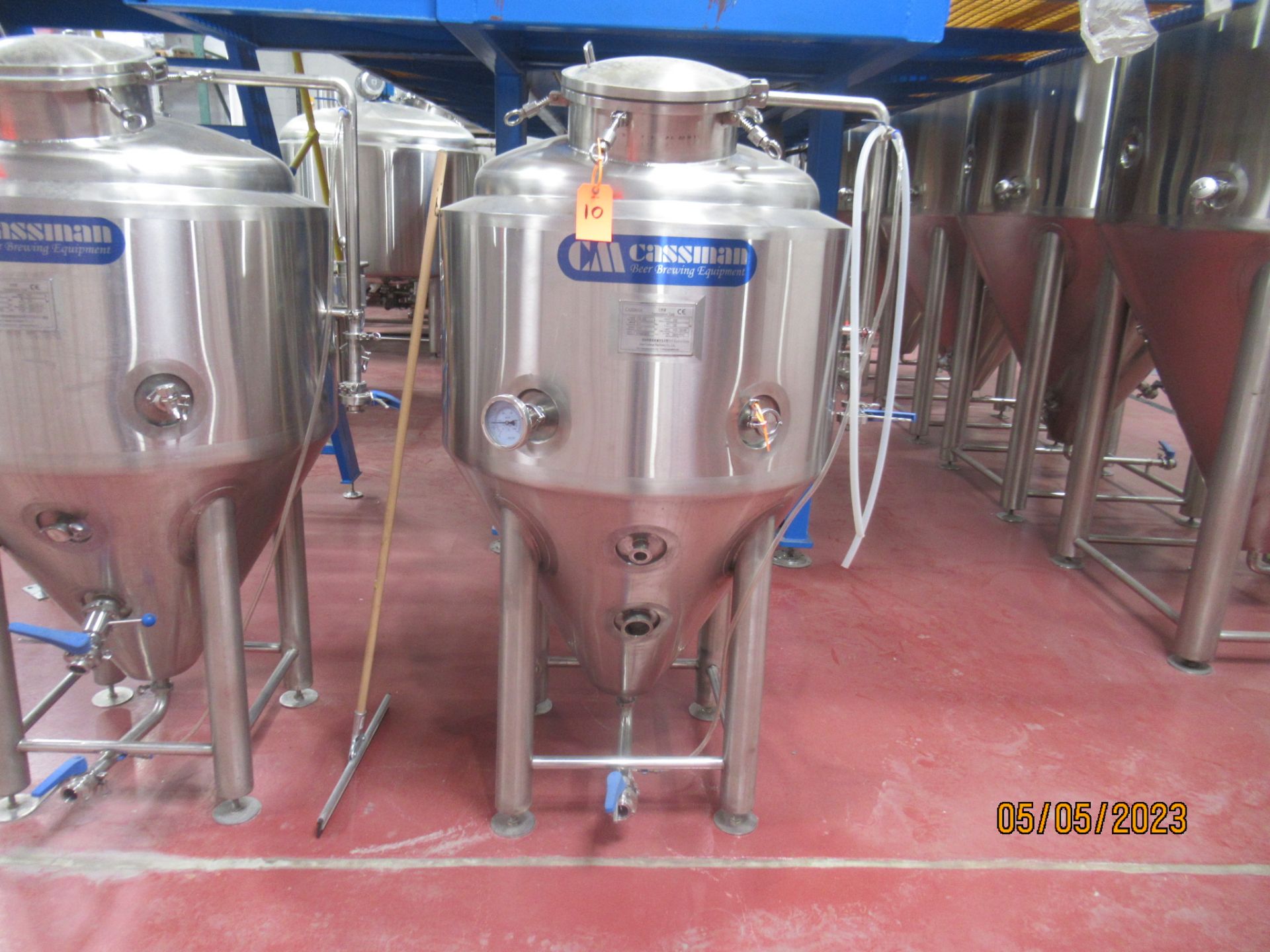 350 Liter Capacity,CM Cassman/ Jinan Cassman CM350L Stainless Steel Jacketed Fermentation Vessel S/