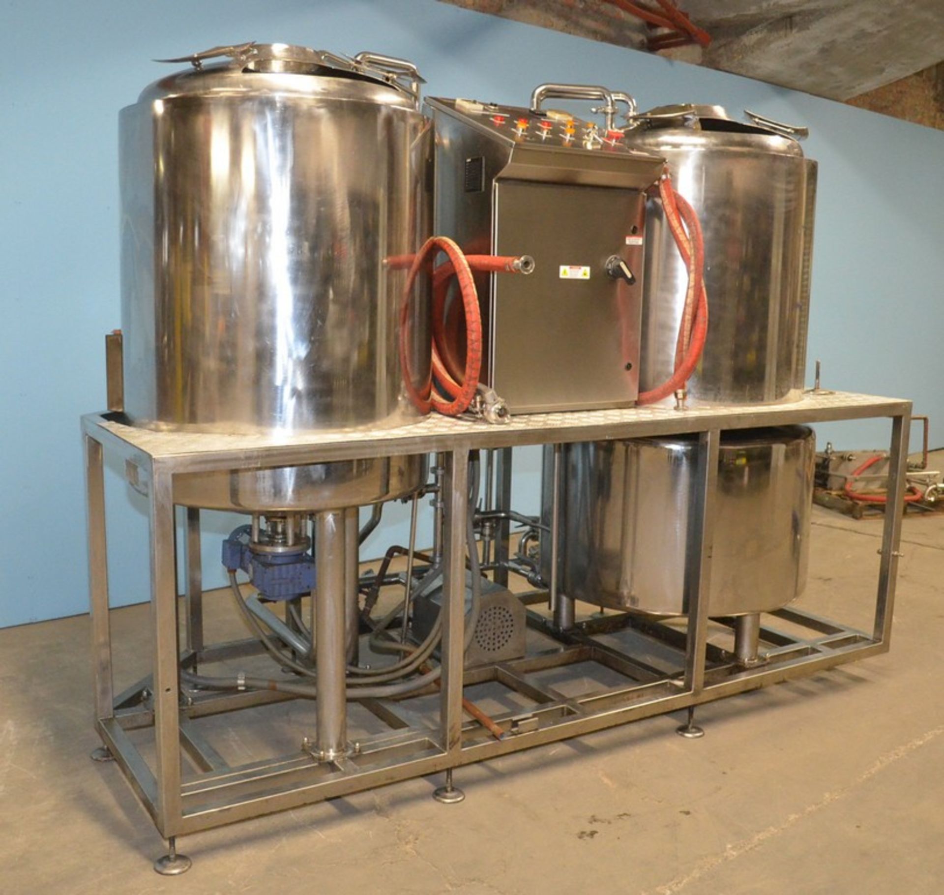 3.5BBL Allied Beverage Tanks Complete 3.5 BBL S/S Brewhouse System