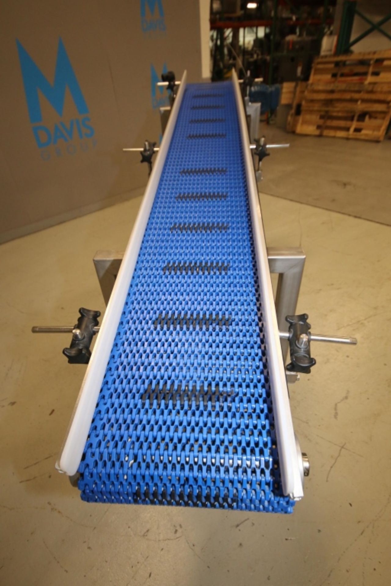 88" L x 12" W x 36" to 48" H Portable S/S InclinedProduct Conveyor with Intralox Type Belt, - Image 2 of 6