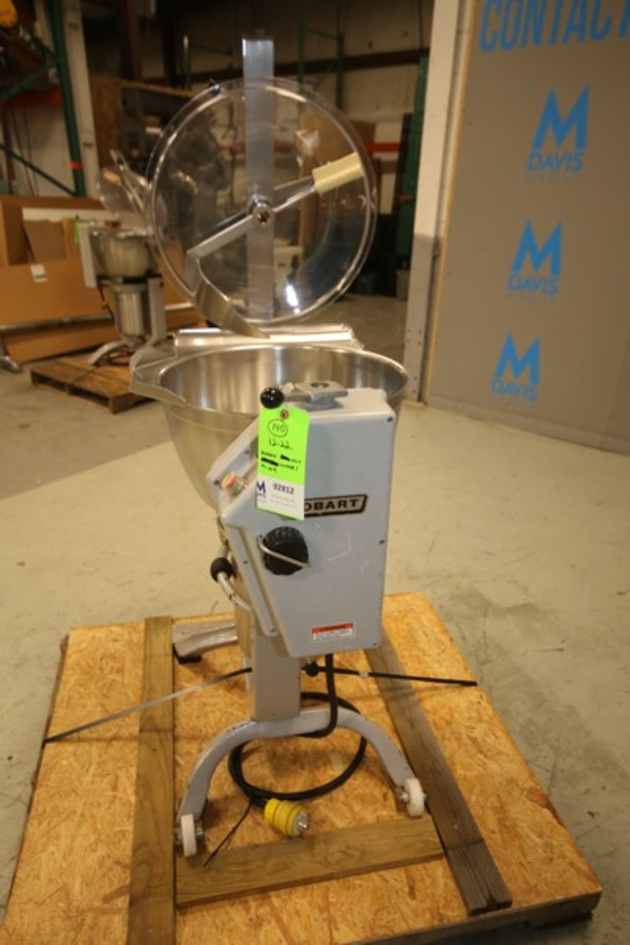 Hobart 45 Qt. S/S Vertical Cutter / Mixer, Model HCM450, Suffix 62, SN 31-1555-370, 5 hp Motor, - Image 5 of 7