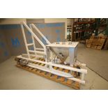 Hapman Powder Auger Conveyor System, Includes38" W x 38" L x 41" H S/S Hopper SN X 1410700, with 5