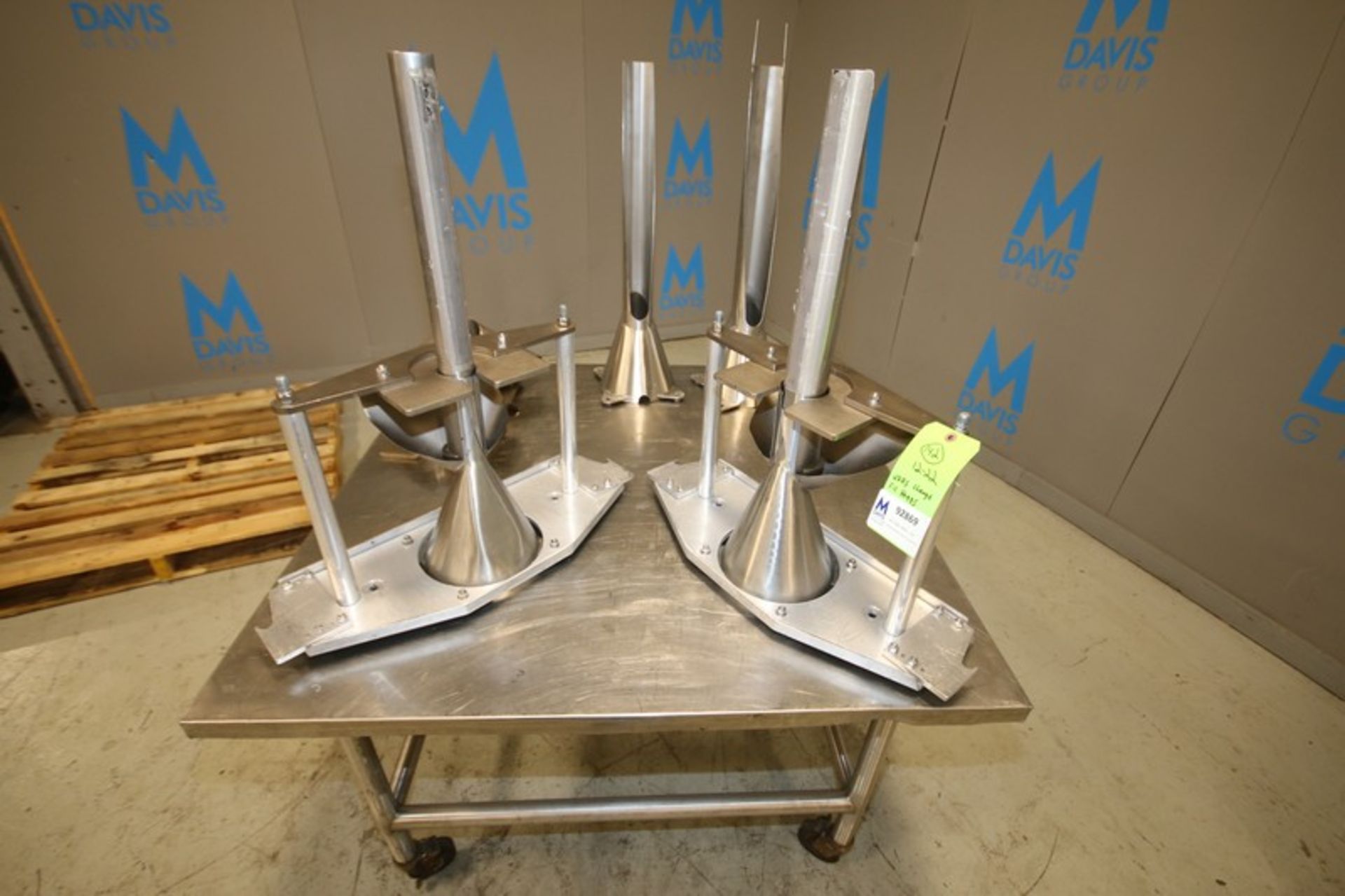 Lot of (2) 24" W x 10" L Vertical Form & Seal Heads, SN 012431C, 2.5" & 1.75" with 2.75" & 2.5"