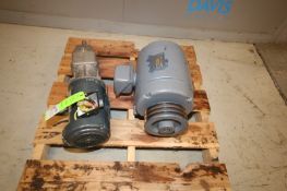 Lot of (2) Assorted Motors, Including Wagner 5 hp / 1750 rpm, 08-220-240V & Unimount Drive Motor 1