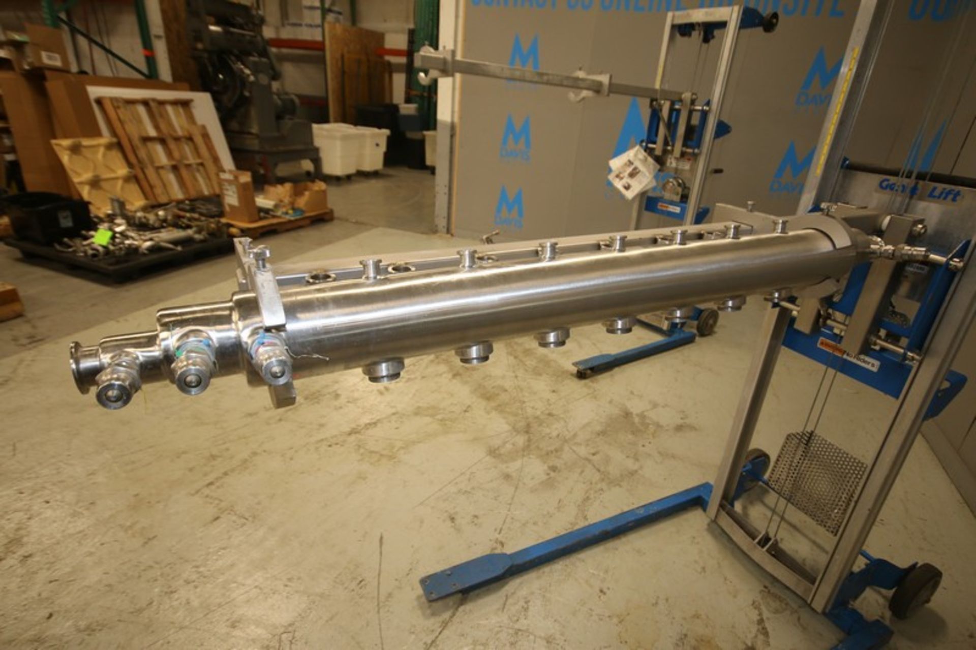 Bakery S/S Spray Manifold System, Includes 50"L x4"W Jacketed S/S Manifold with 1.5" CT Connectors & - Image 3 of 3