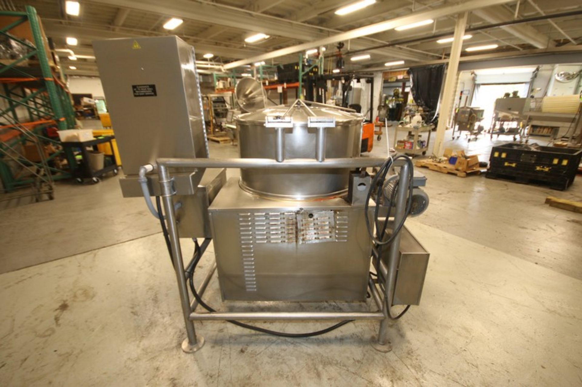 2006 Cleveland 100 Gallon, Jacketed S/S Tilting Kettle, Model HAMKGL100T, SN 3026-06B-01, with - Image 5 of 10