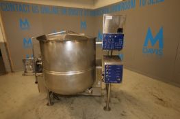 2006 Cleveland 100 Gallon, Jacketed S/S Tilting Kettle, Model HAMKGL100T, SN 3026-06B-01, with