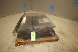 Lot of Assorted Plexiglass Pieces, Sizes Include 30" x 32" (INV#88458)(Located @ the MDG