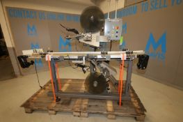 Code-In-Motion / Versapply In-Line Labeler,Model 1022-06040603, SN S130075-1, with (2) Heads