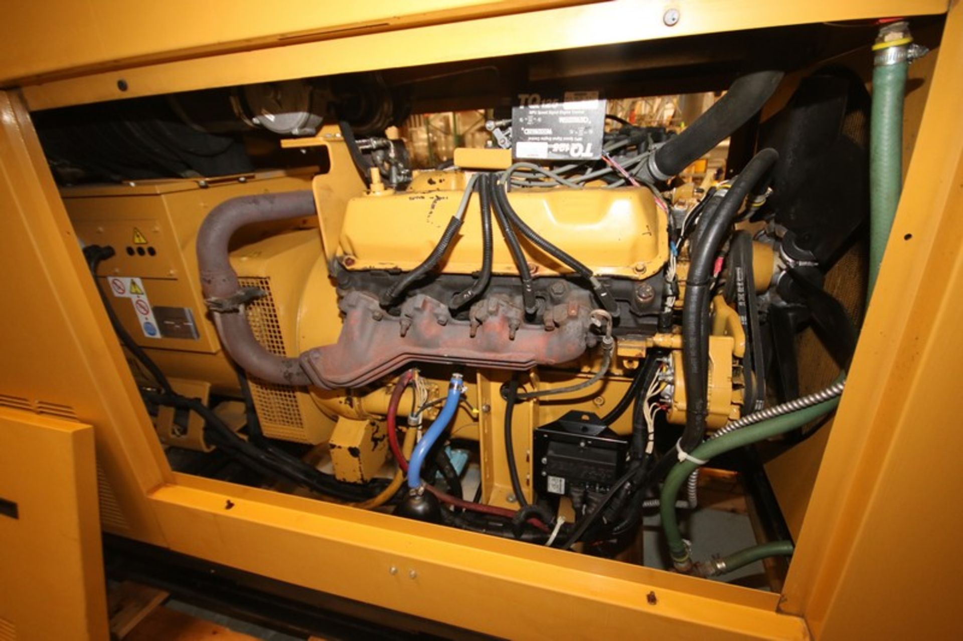Caterpillar / Olympian Natural Gas Generator,Model G100F1, SN D24870A, Amps 200A, A.C. Synchronous - Image 7 of 13