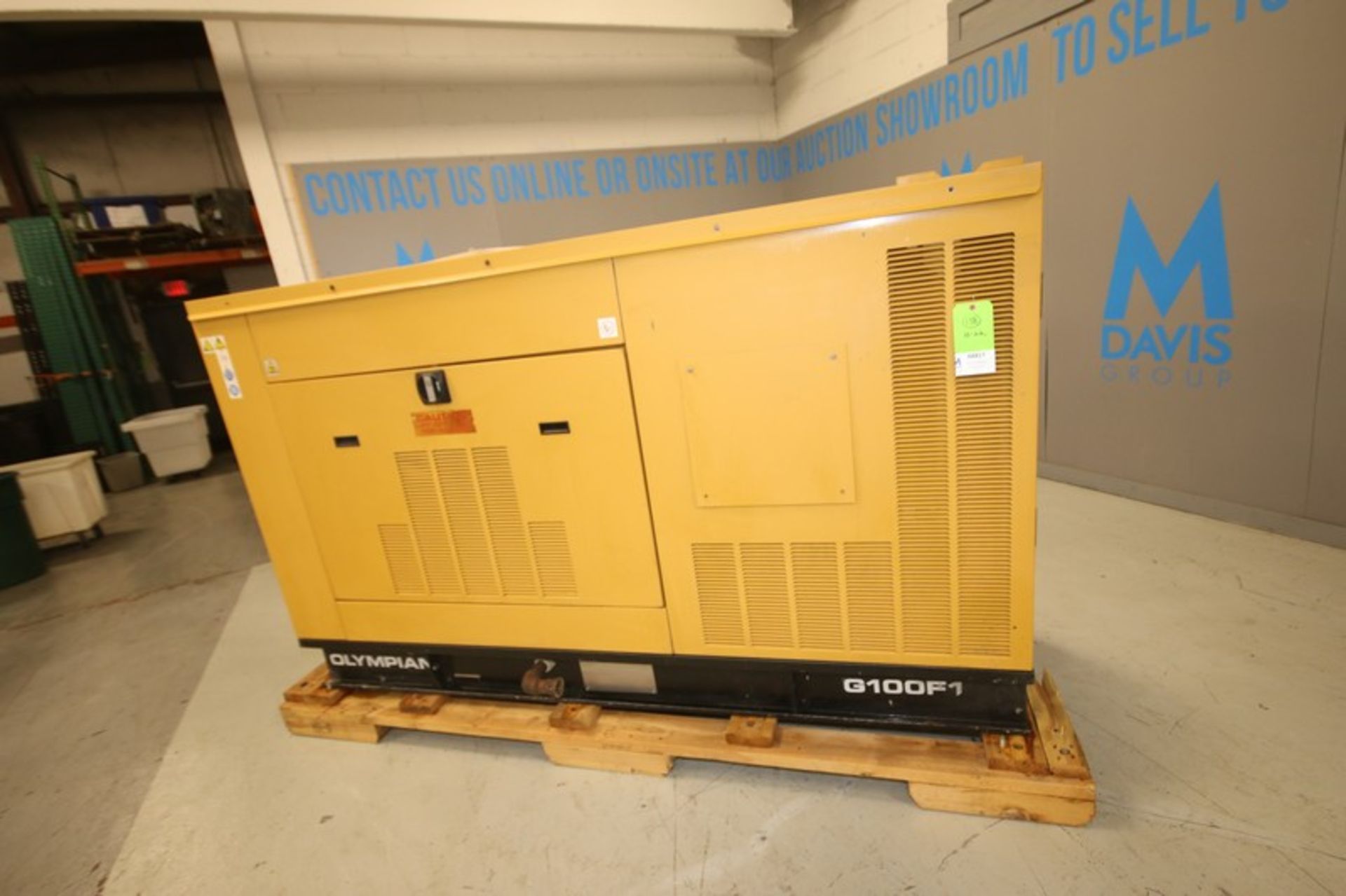 Caterpillar / Olympian Natural Gas Generator,Model G100F1, SN D24870A, Amps 200A, A.C. Synchronous