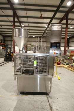 Osgood S/S Rotary Cup Filler, Model 2001-R, SN 232-790, with Filler Bowl, Cup Denester, 2-Head