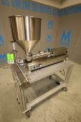 Jores Semi-Automatic Volumetric S/S Piston Filler, FP Series, Model FP-1000D, SN 302788FP, 90 psi,