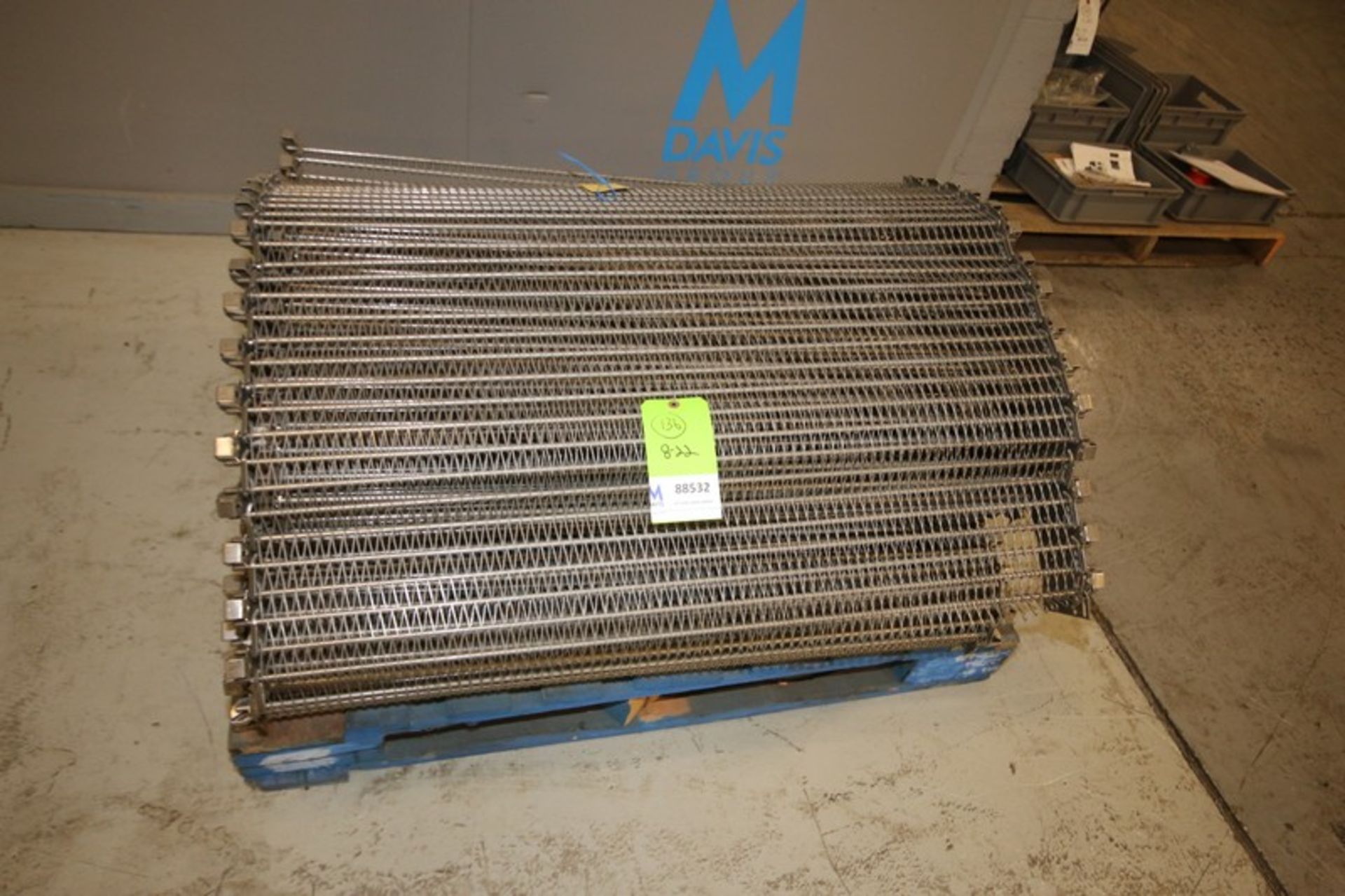 (1) Roll 40" S/S Belt Conveyor for Spiral Freezer(INV#88532)(Located @ the MDG Auction Showroom in