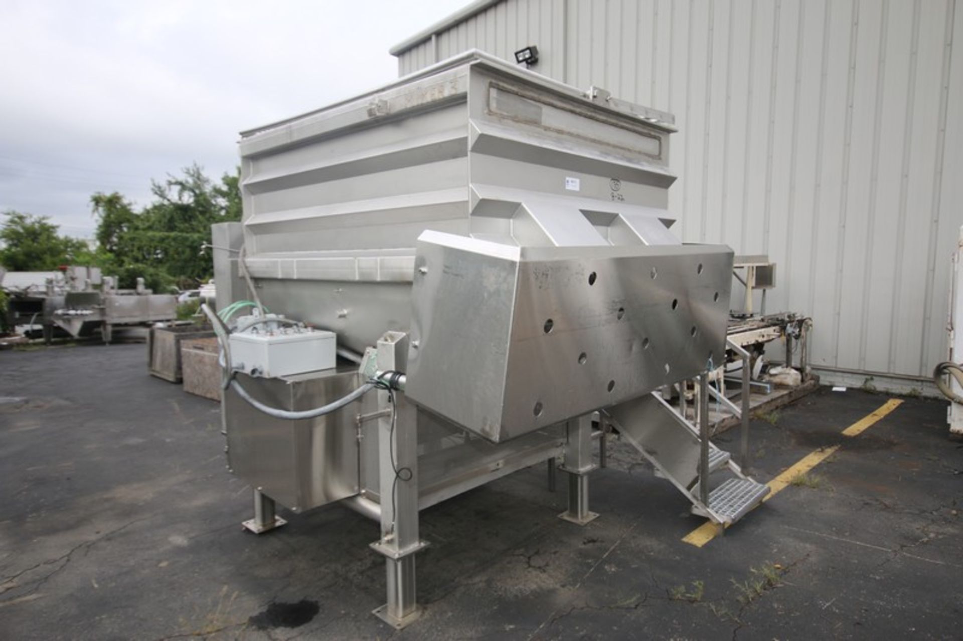 Custom Stainless Equipment Company, Aprox. 6" L x56" W x 47" D, Jacketed S/S Paddle Blender, with
