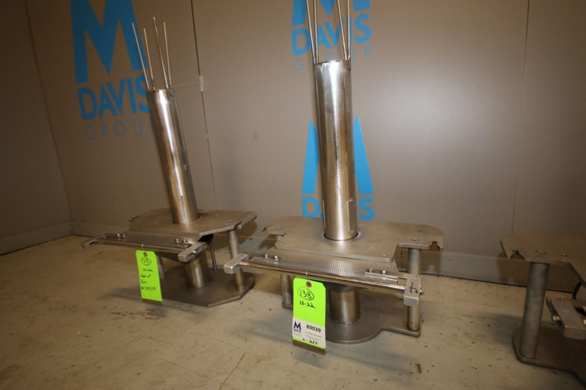 Lot of (2) of Matrix VFFS Forming Tube 3.25"Round Shaped (INV#89039) (Located @ the MDG Showroom