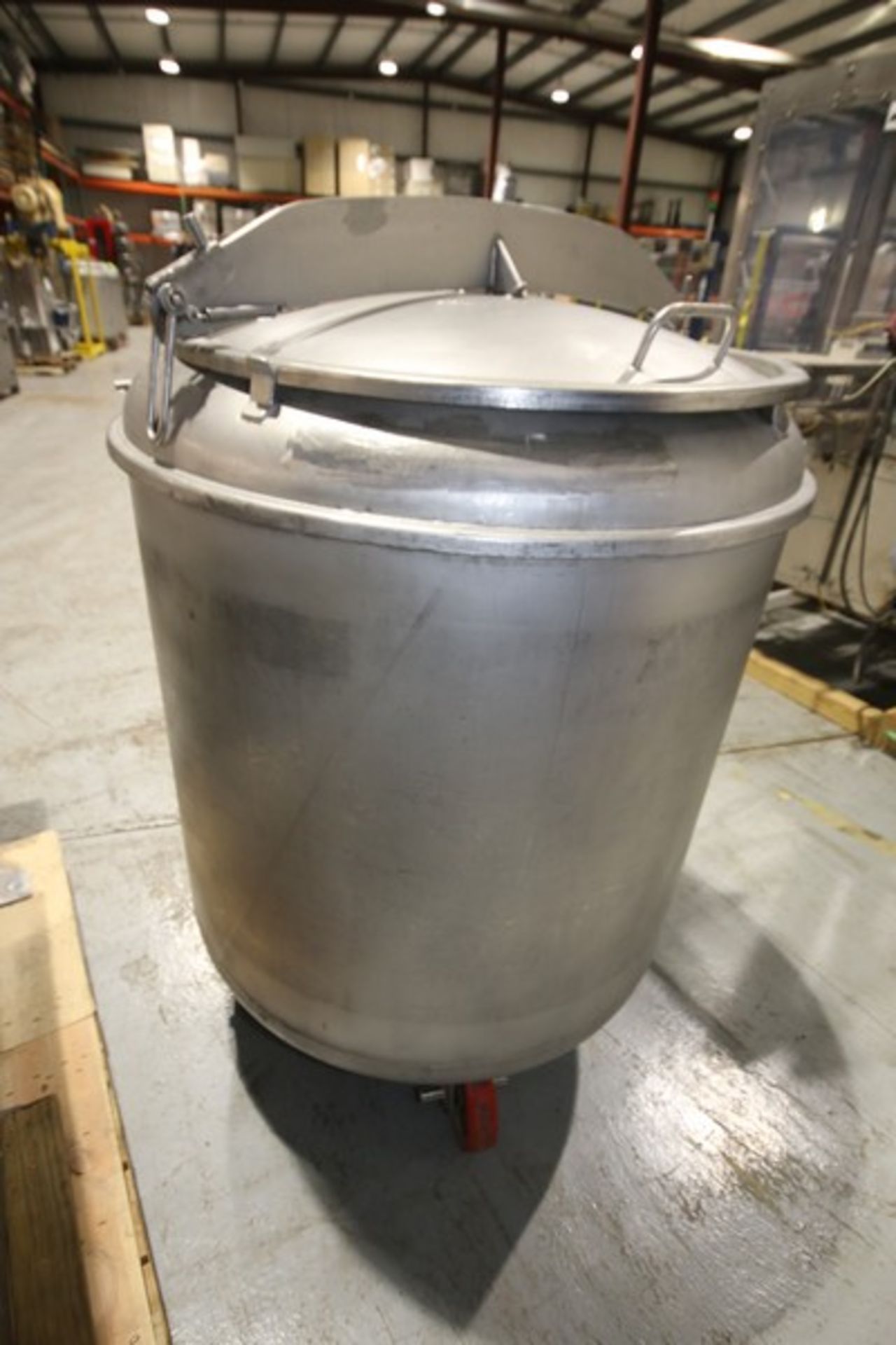 Aprox. 39" W x 46" H Portable S/S Tanks, with Welded Inside Baffles & Lid (INV#92820) (Located @ the - Image 5 of 6