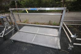 6' L x 40" W x 49" H, S/S Portable Rack(INV#88520)(Located @ the MDG Auction Showroom in Pgh., PA)(