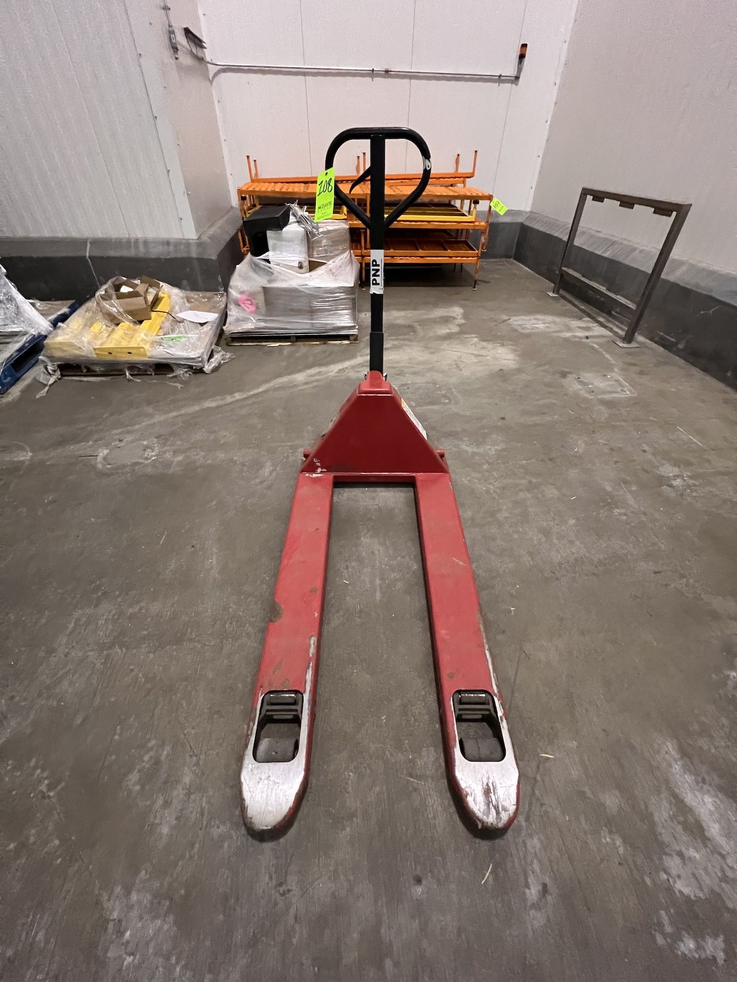 PALLET JACK(RIGGING & SIMPLE LOADING FEE $10.00) (NOTE: DOES NOT INCLUDE SKIDDING OR PACKAGING WILL