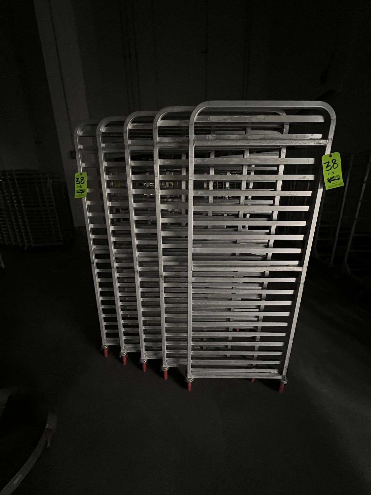 (5) NESTING BUN / SHEET PAN RACKS (RIGGING & SIMPLE LOADING FEE $50.00) (NOTE: DOES NOT INCLUDE