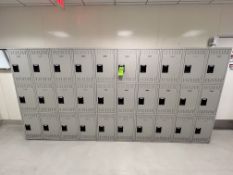 LOCKERS WITH APPROX. (30) INDIVIDUAL LOCKERS(RIGGING & SIMPLE LOADING FEE $200.00) (NOTE: DOES NOT