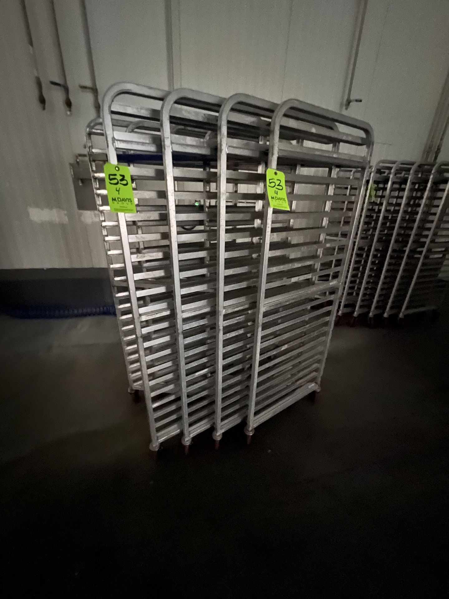 (4) NESTING BUN / SHEET PAN RACKS (RIGGING & SIMPLE LOADING FEE $40.00) (NOTE: DOES NOT INCLUDE