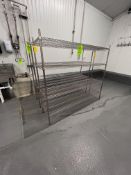 (3) WIRE RACKS (RIGGING & SIMPLE LOADING FEE $30.00) (NOTE: DOES NOT INCLUDE SKIDDING OR PACKAGING