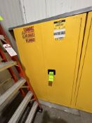 ULINE 2-DOOR FLAMABLE STORAGE CABINET (RIGGING & SIMPLE LOADING FEE $20.00) (NOTE: DOES NOT