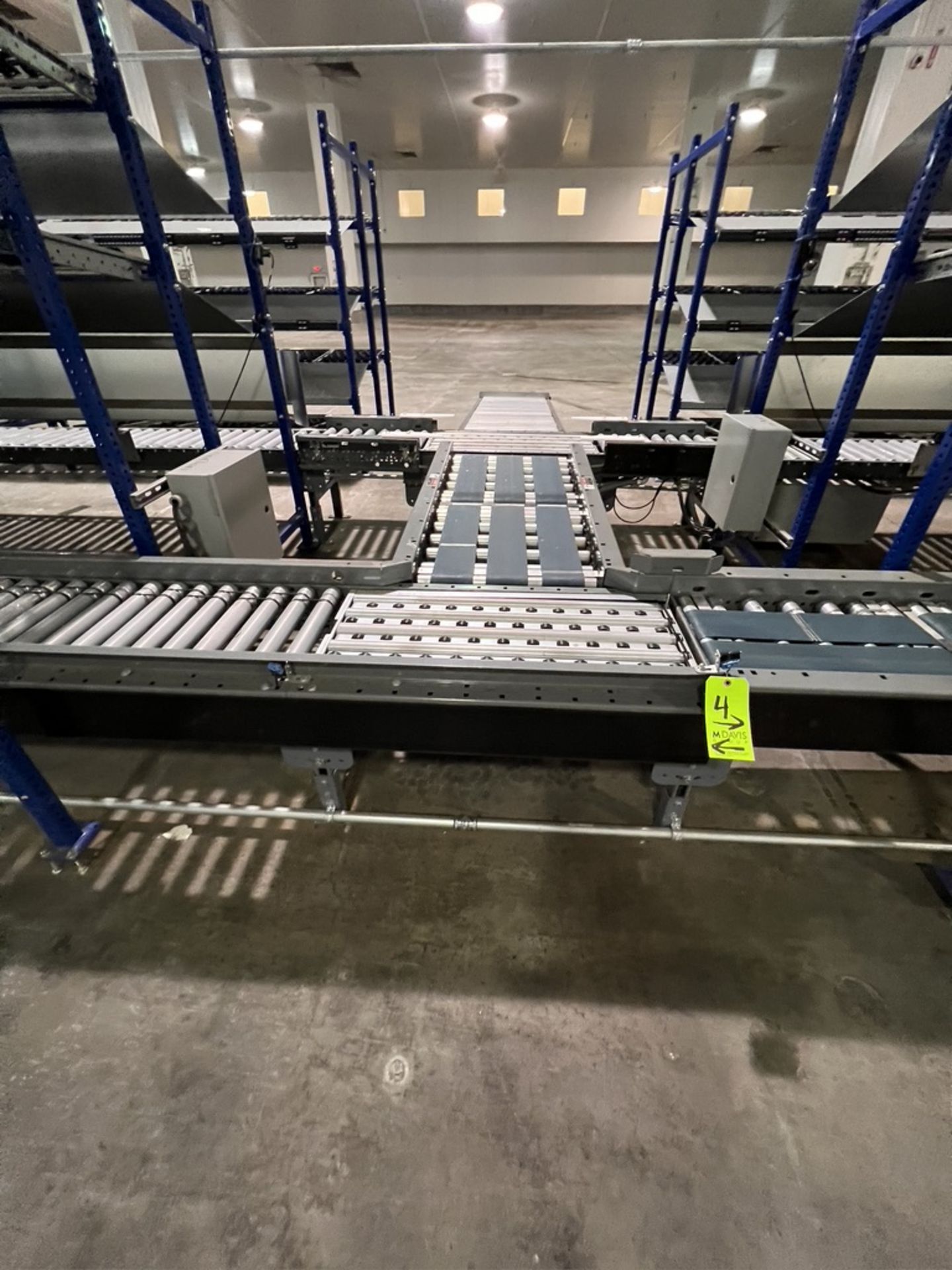 2020 HONEYWELL INTELLIGRATED ROLLER AND BELT POWER CONVEYOR, APPROX. 5,530 IN L X 15 IN W (SUBJECT - Image 21 of 36