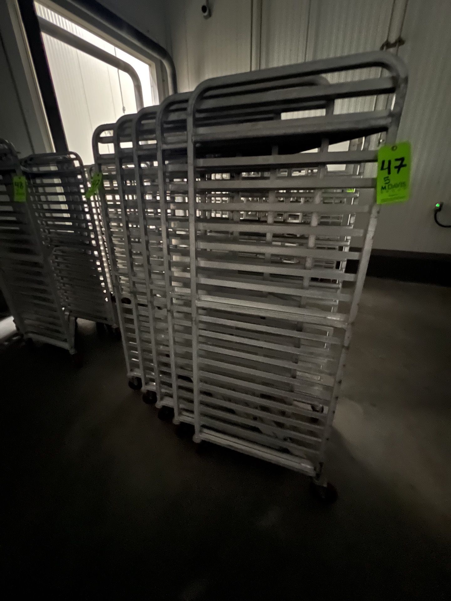 (5) NESTING BUN / SHEET PAN RACKS (RIGGING & SIMPLE LOADING FEE $50.00) (NOTE: DOES NOT INCLUDE