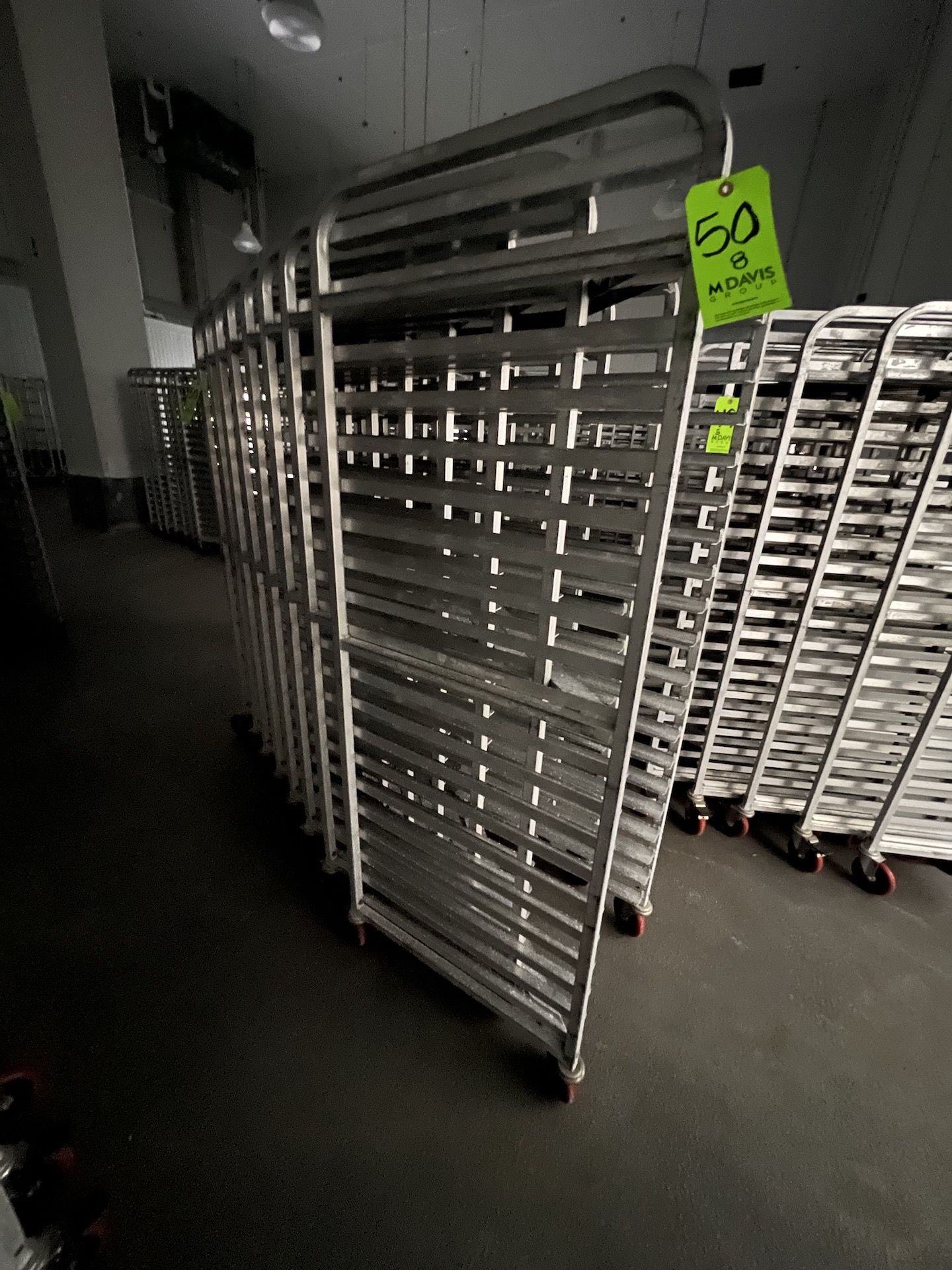 (8) NESTING BUN / SHEET PAN RACKS (RIGGING & SIMPLE LOADING FEE $80.00) (NOTE: DOES NOT INCLUDE