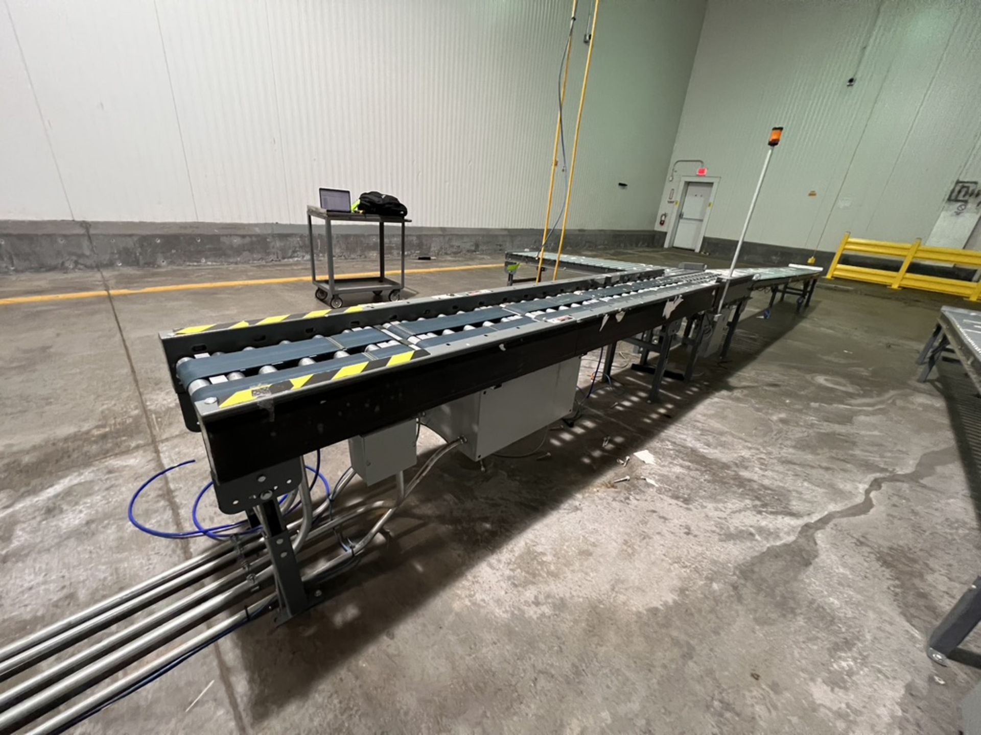 2020 HONEYWELL INTELLIGRATED ROLLER AND BELT POWER CONVEYOR, APPROX. 372 IN L X 15 IN W (SUBJECT - Image 12 of 13