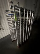 (6) NESTING BUN / SHEET PAN RACKS (RIGGING & SIMPLE LOADING FEE $60.00) (NOTE: DOES NOT INCLUDE