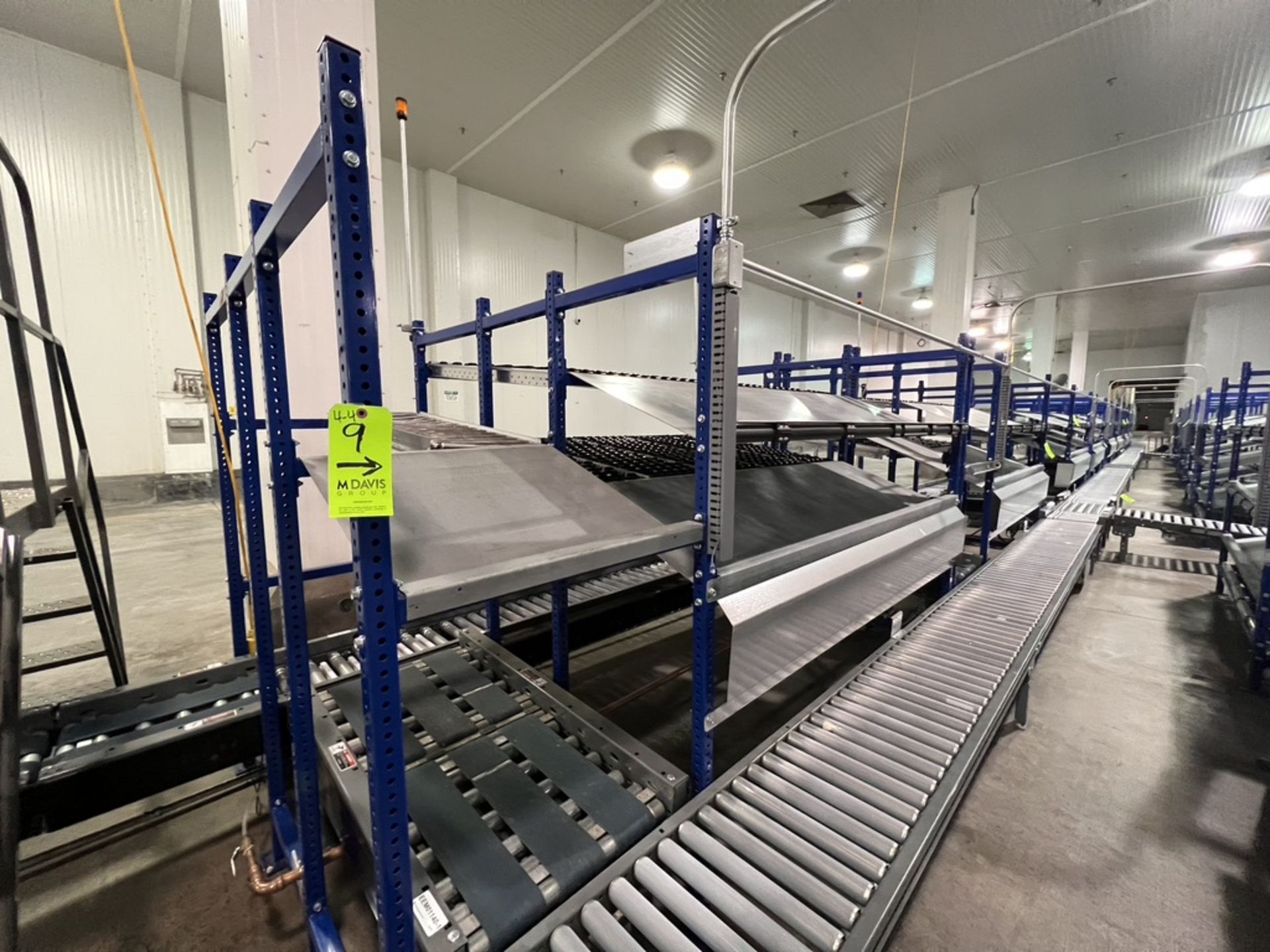 (4) UNEX SPAN TRACK PRODUCT PACK-OFF RACKS, WITH ROLLER CONVEYOR (SUBJECT TO BULK BID IN LOT 11A) - Image 7 of 7