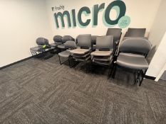 APPROX. 40 OFFICE CHAIRS (RIGGING & SIMPLE LOADING FEE $100.00) (NOTE: DOES NOT INCLUDE SKIDDING OR