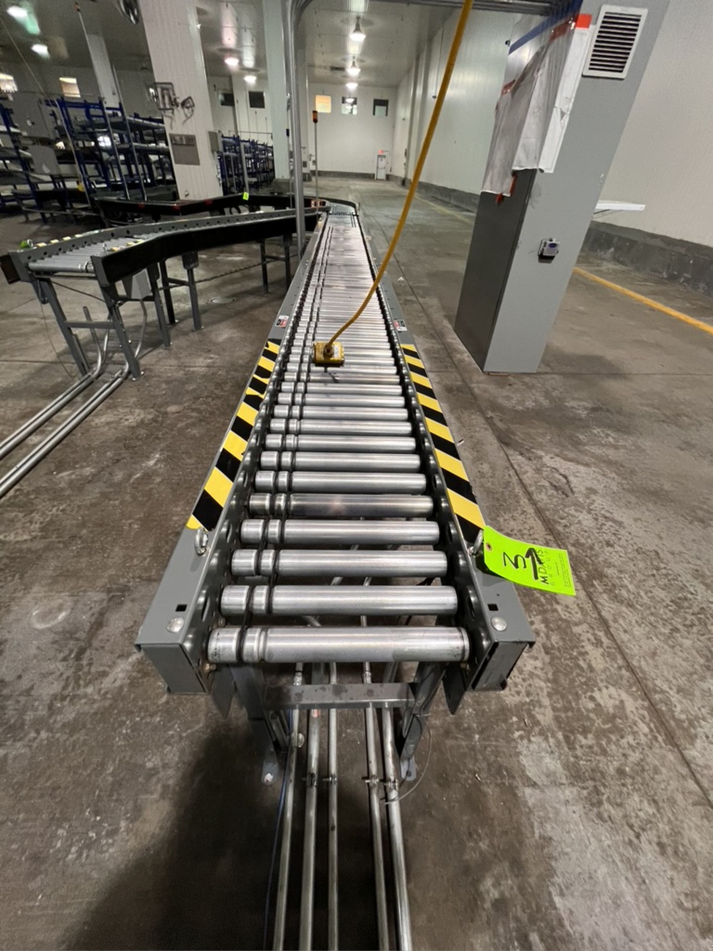 2020 HONEYWELL INTELLIGRATED ROLLER AND BELT POWER CONVEYOR, APPROX. 612 IN L X 15 IN W (SUBJECT - Image 8 of 18
