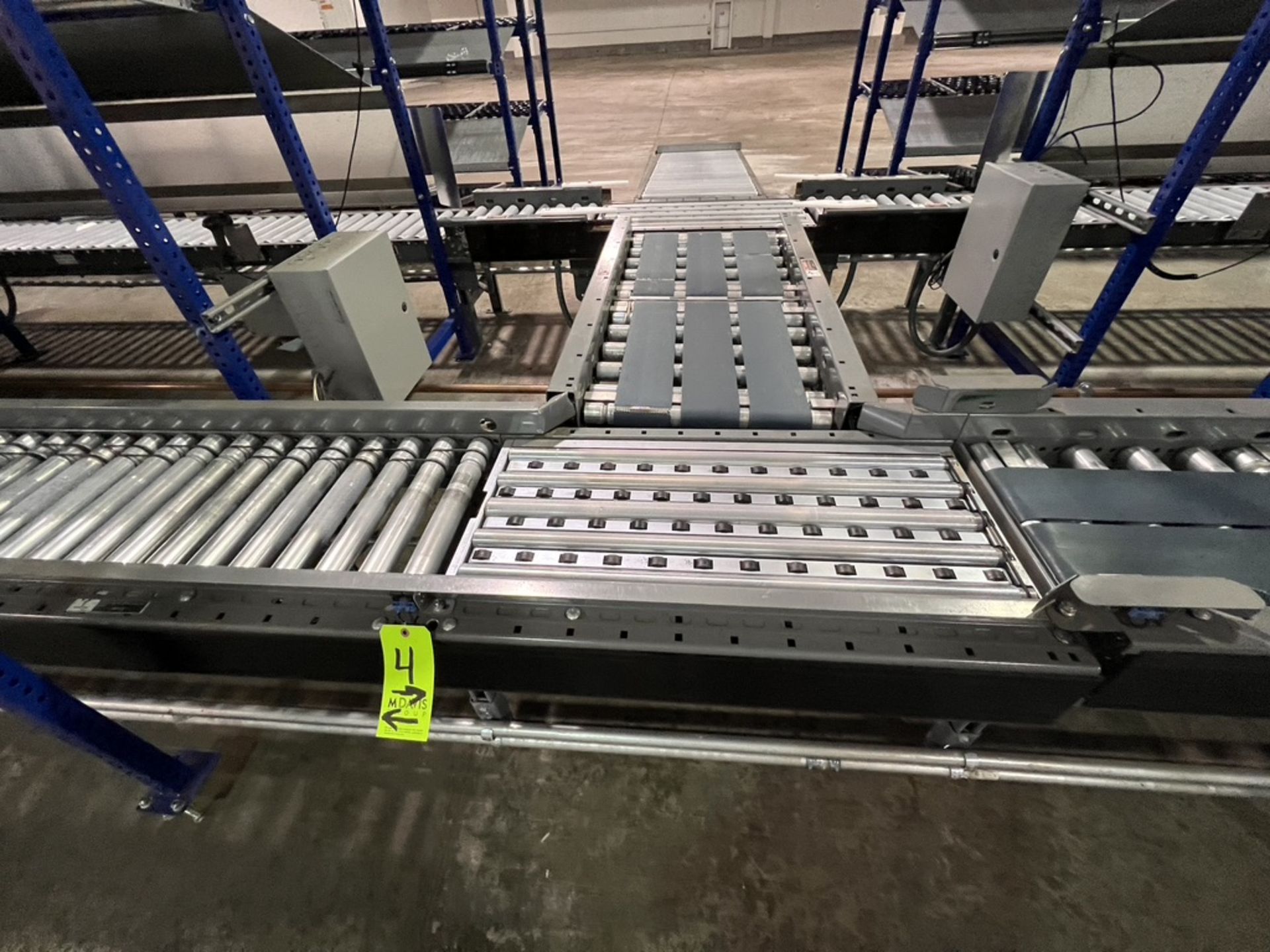 2020 HONEYWELL INTELLIGRATED ROLLER AND BELT POWER CONVEYOR, APPROX. 5,530 IN L X 15 IN W (SUBJECT - Image 14 of 36