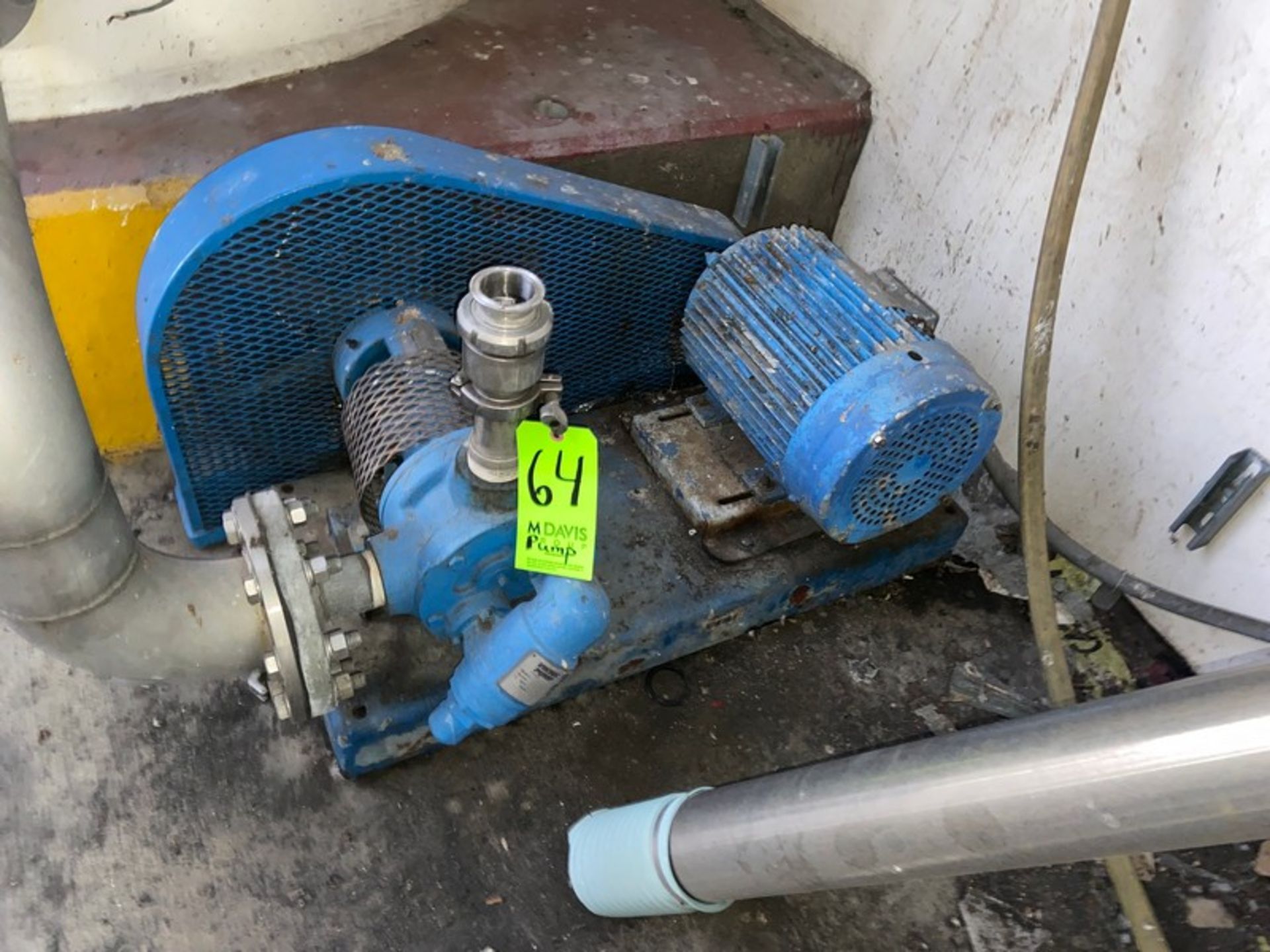 Viking 5 hp Pump, with Lincoln 1170 RPM Motor, 230/460 Volts, 3 Phase (LOCATED IN LOS ANGELES,