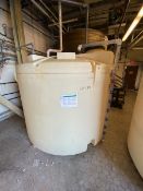 PolyProcessing 1,500 Gal. Vertical Poly Tank (LOCATED IN LOS ANGELES, CA) (RIGGING, LOADING, &