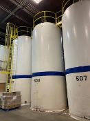 DCI 9,000 Gal. S/S Jacketed Silo, S/N JC00078-B, with (2) Air Valves & S/S Alcove, with S/S Vertical